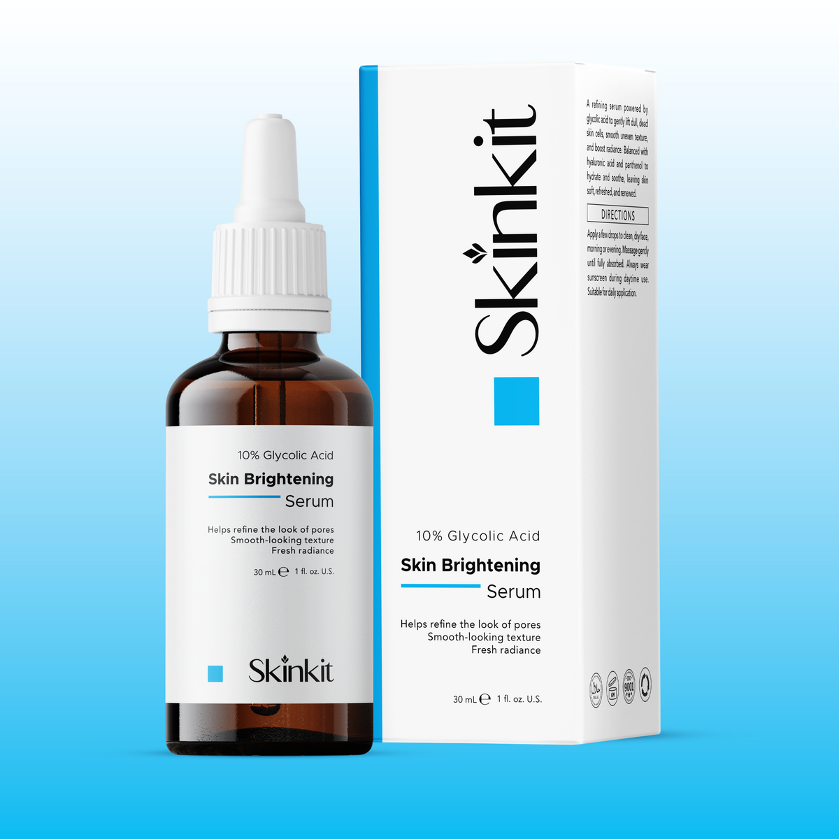 Skinkit 10% Glycolic Acid Skin Brightening Serum